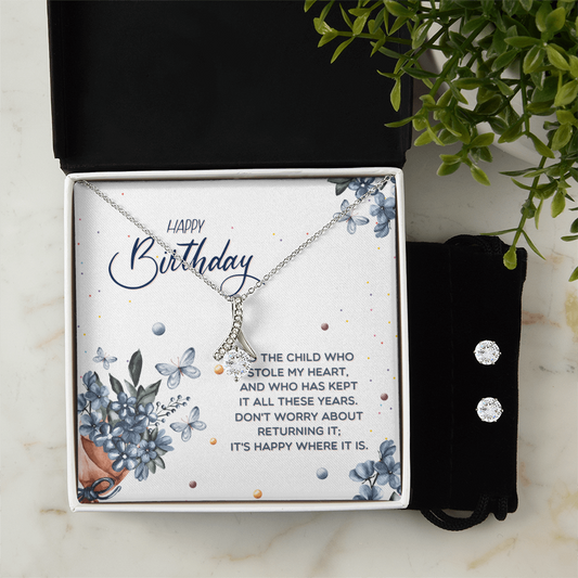Birthday - To the child - Alluring Beauty Necklace & Earring Set