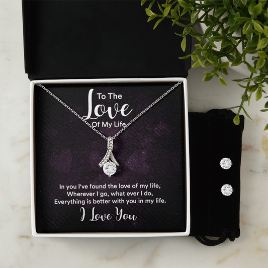 To love - In you - Alluring Beauty Necklace & Earring Set