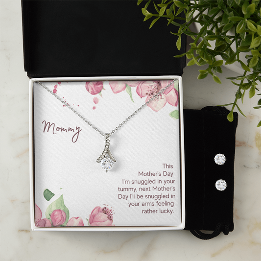 Mother's Day - This Mother's Day - Alluring Beauty Necklace & Earring Set