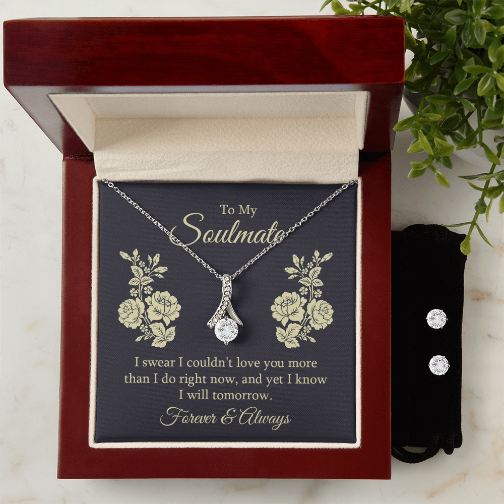 To Soulmate - I swear - Alluring Beauty Necklace & Earring Set