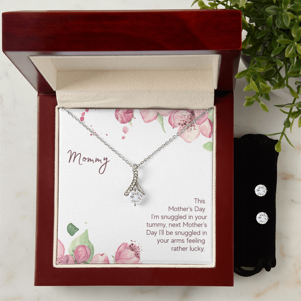 Mother's Day - This Mother's Day - Alluring Beauty Necklace & Earring Set