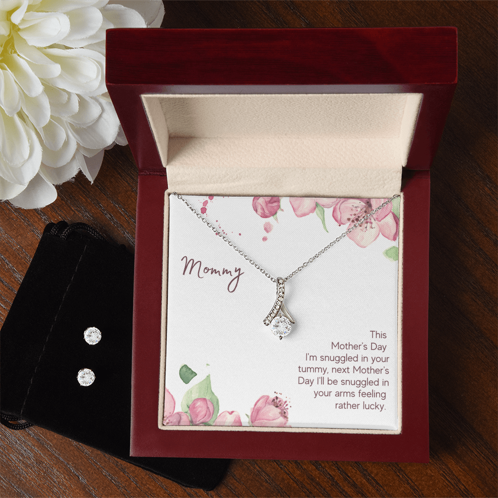 Mother's Day - This Mother's Day - Alluring Beauty Necklace & Earring Set