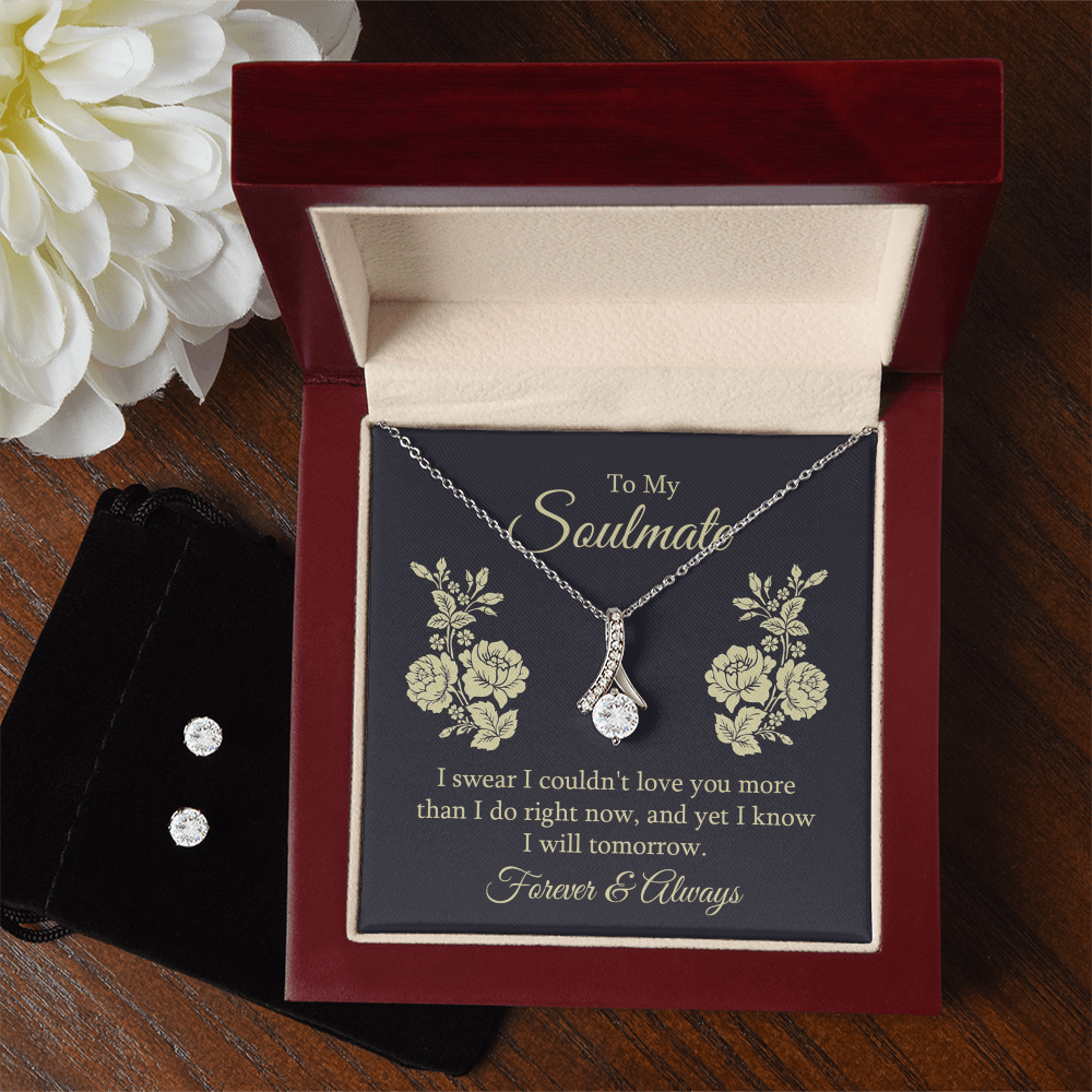 To Soulmate - I swear - Alluring Beauty Necklace & Earring Set