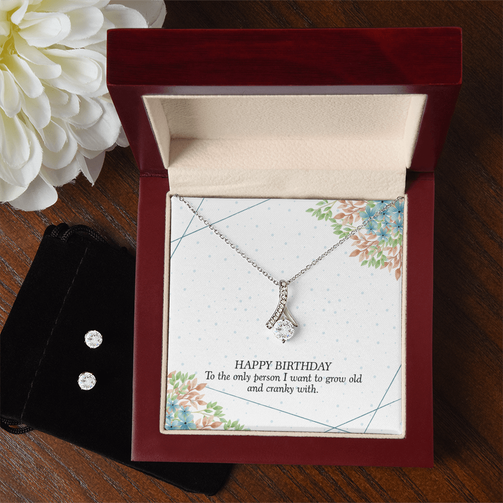 Birthday - To the only person - Alluring Beauty Necklace & Earring Set