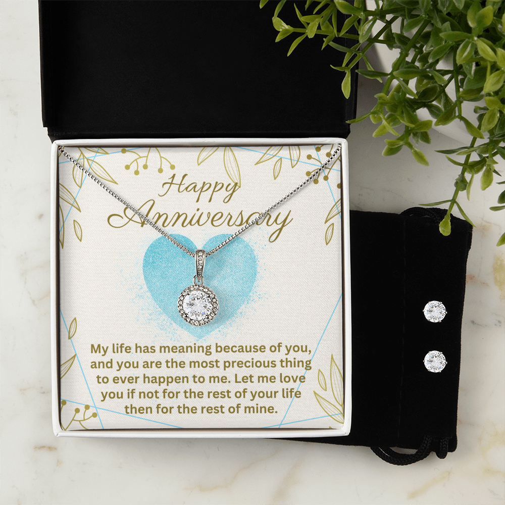 Anniversary - My life has meaning - Eternal Hope Necklace & Earring Set