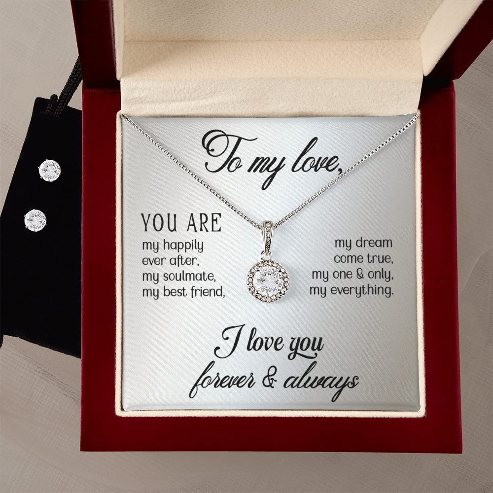 Love - You are - Eternal Hope Necklace & Earring Set