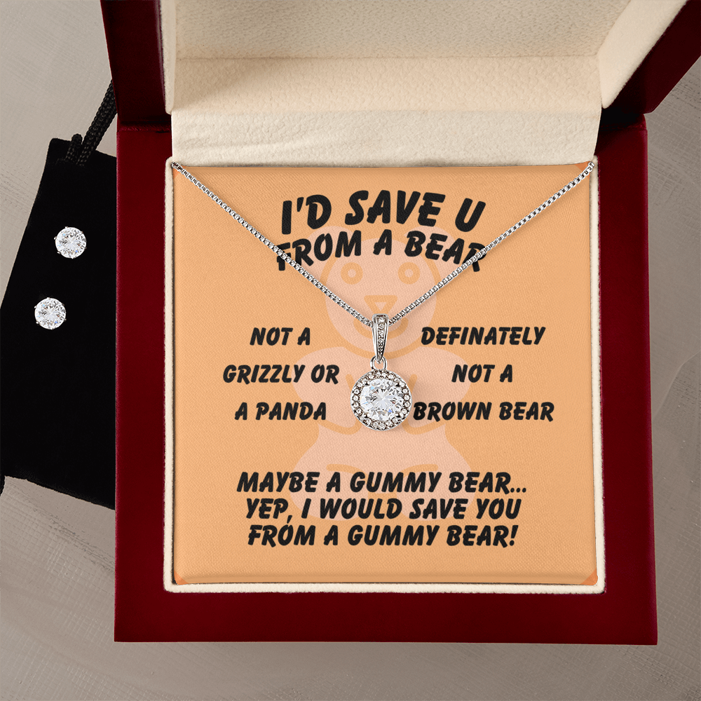 I'd save U - From a bear - Eternal Hope Necklace & Earring Set
