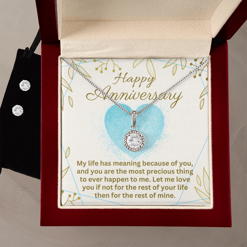 Anniversary - My life has meaning - Eternal Hope Necklace & Earring Set