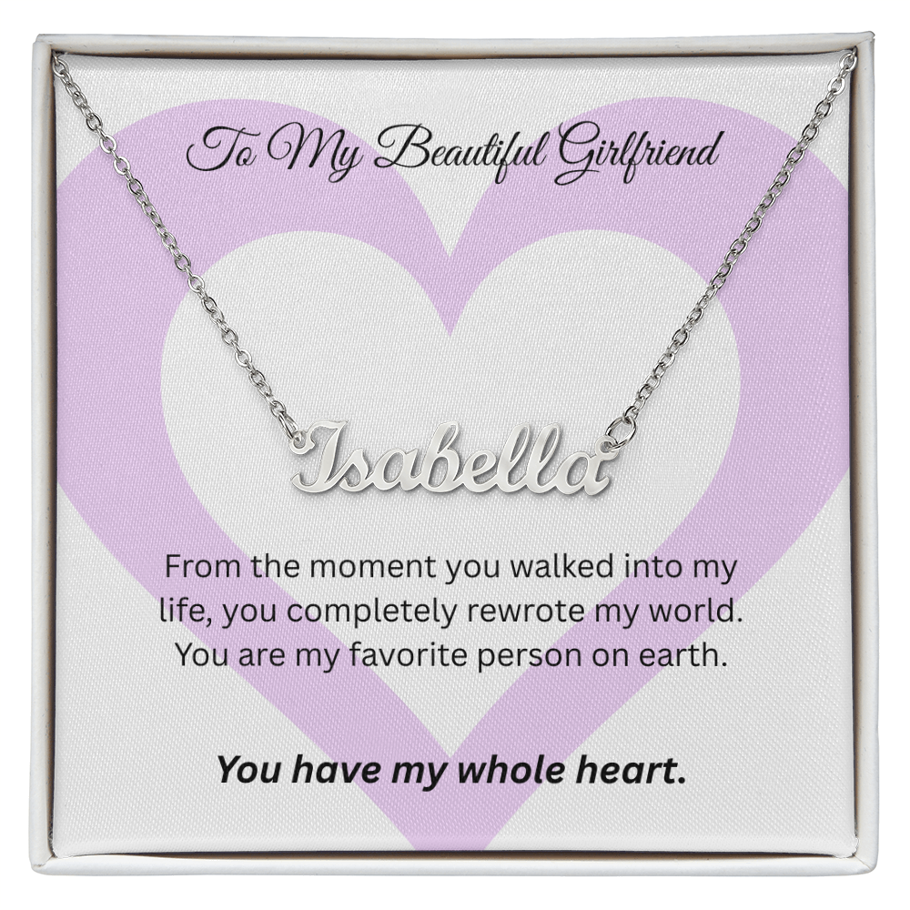 The "Favorite Person" Custom Name Necklace