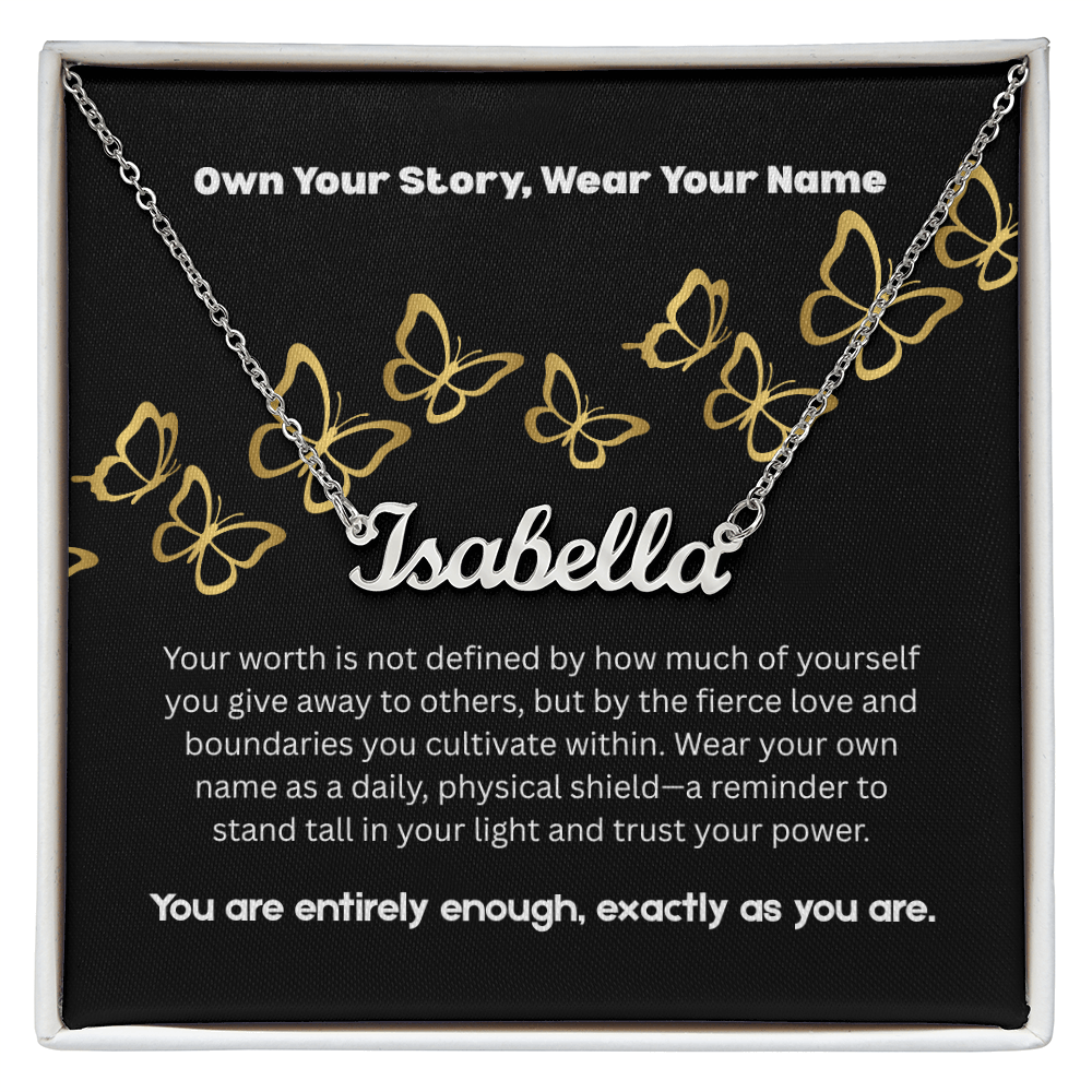 The "Self-Reclamation" Personalized Name Necklace