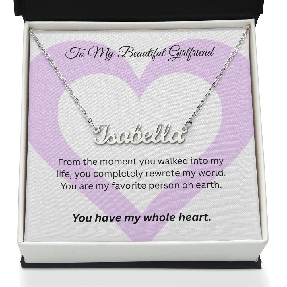 The "Favorite Person" Custom Name Necklace