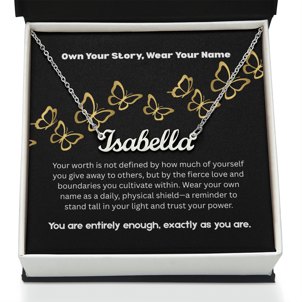 The "Self-Reclamation" Personalized Name Necklace