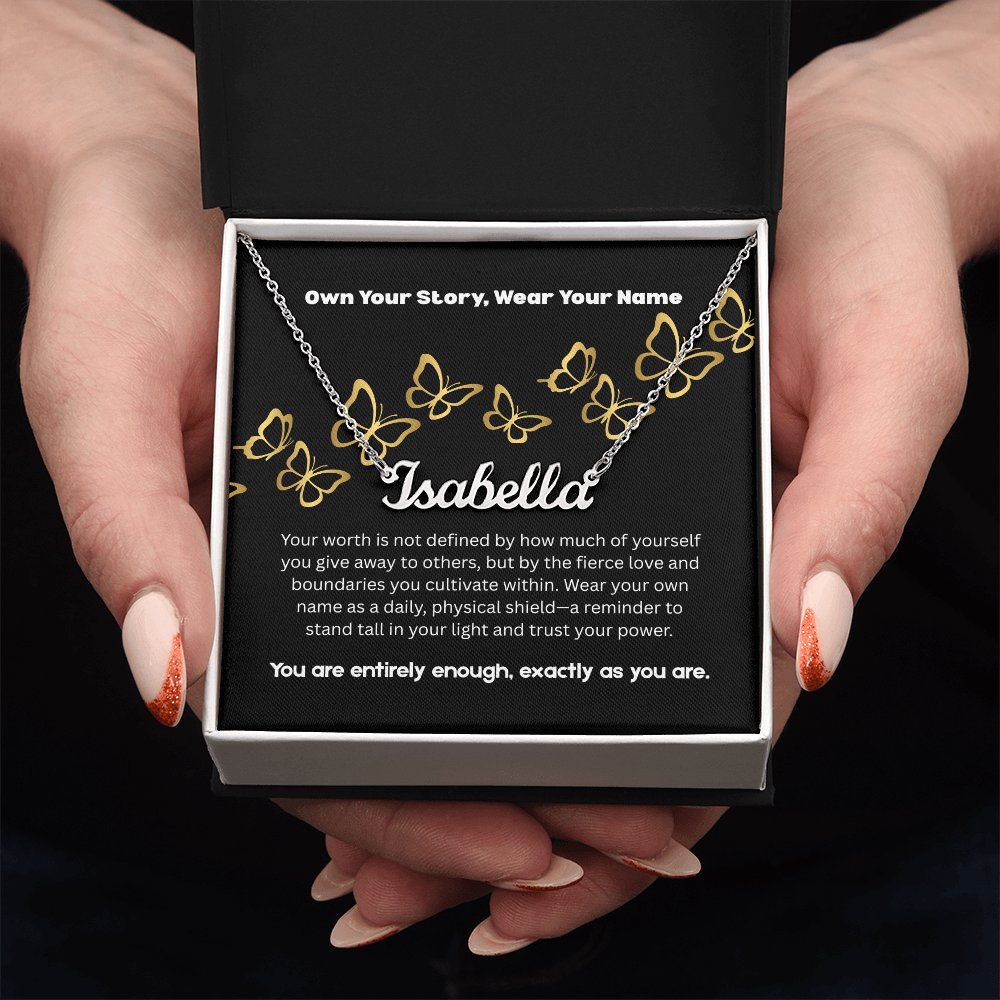 The "Self-Reclamation" Personalized Name Necklace