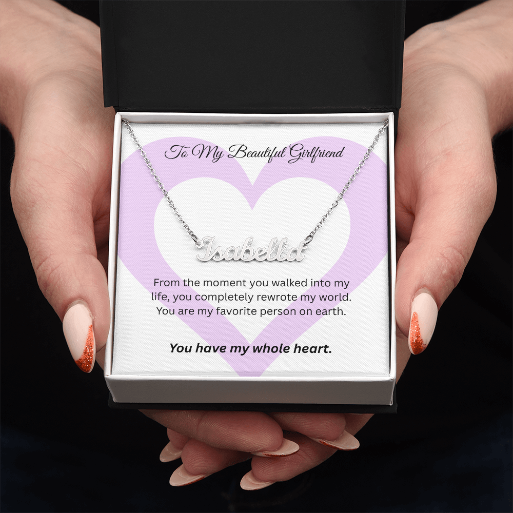 The "Favorite Person" Custom Name Necklace