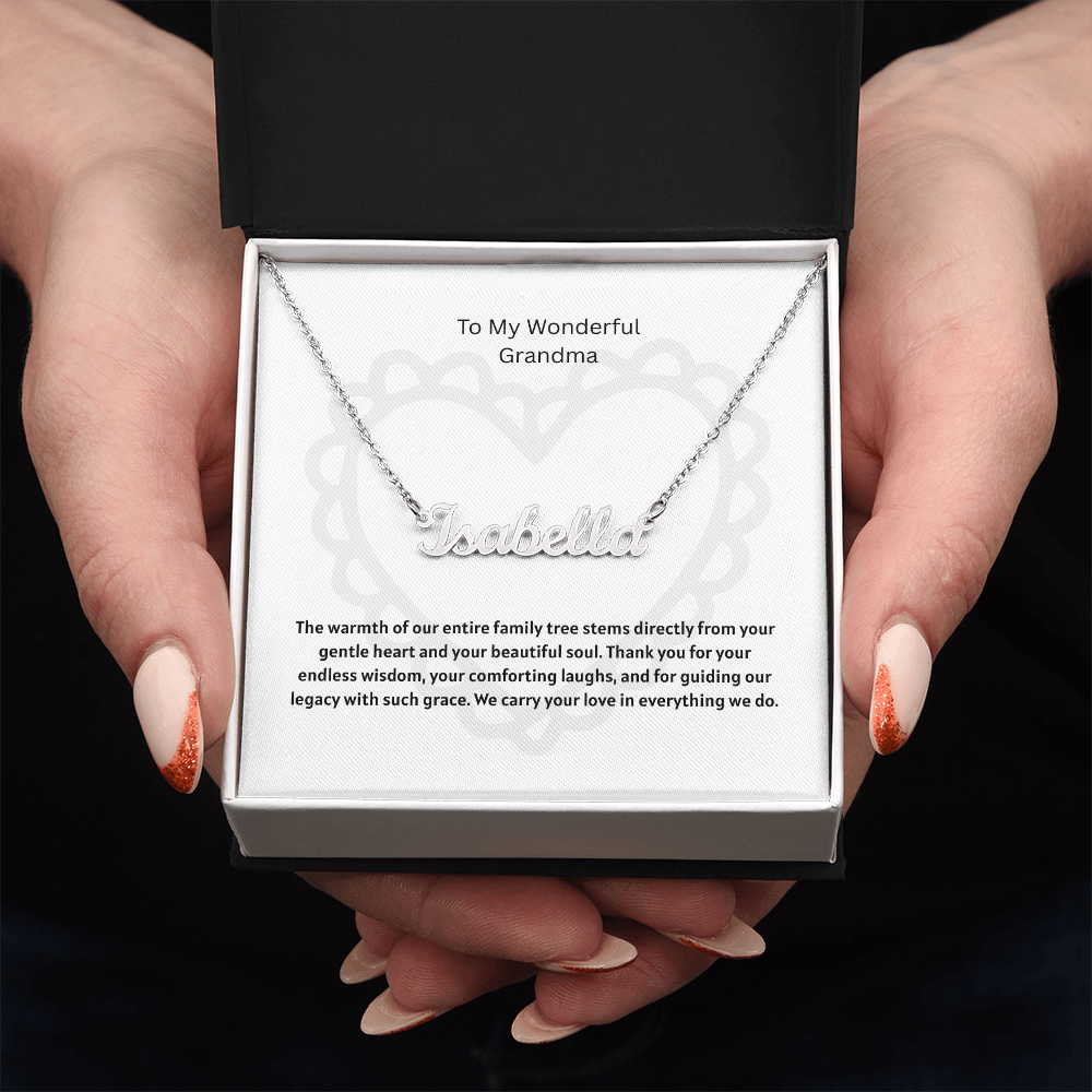 The "Mimi's Legacy" Personalized Name Necklace