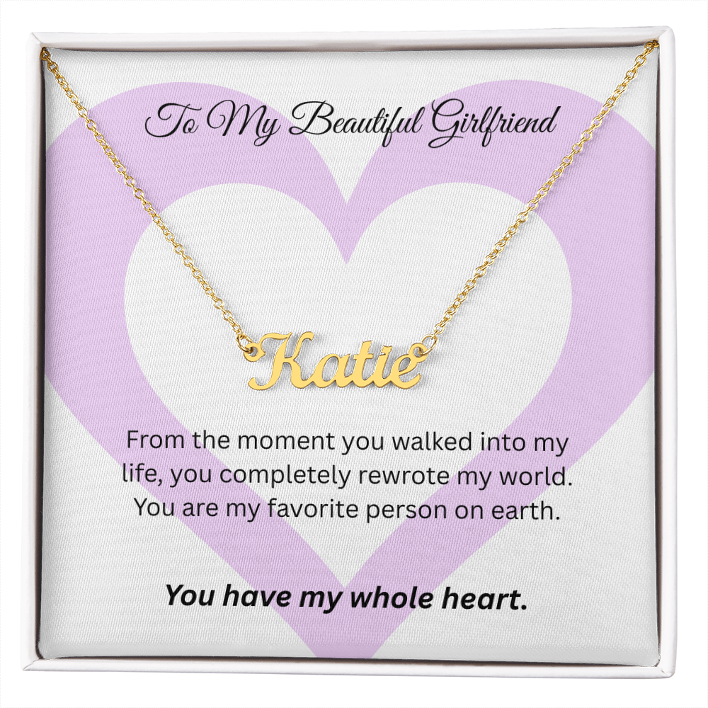 The "Favorite Person" Custom Name Necklace
