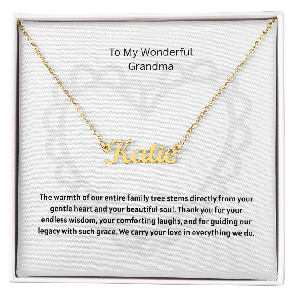 The "Mimi's Legacy" Personalized Name Necklace