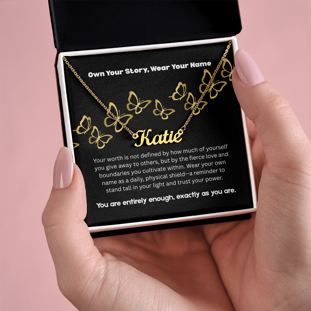 The "Self-Reclamation" Personalized Name Necklace