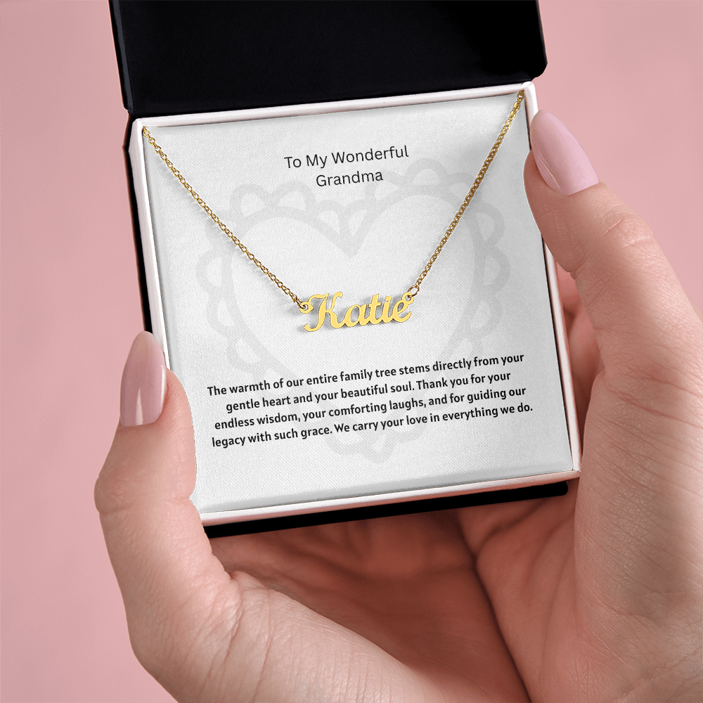 The "Mimi's Legacy" Personalized Name Necklace
