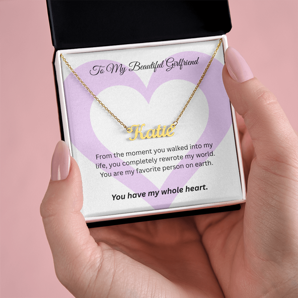 The "Favorite Person" Custom Name Necklace