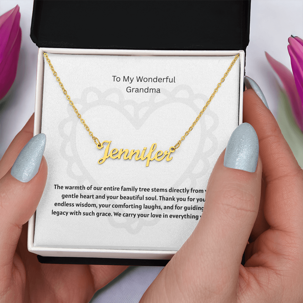 The "Mimi's Legacy" Personalized Name Necklace