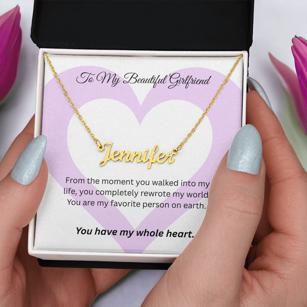 The "Favorite Person" Custom Name Necklace