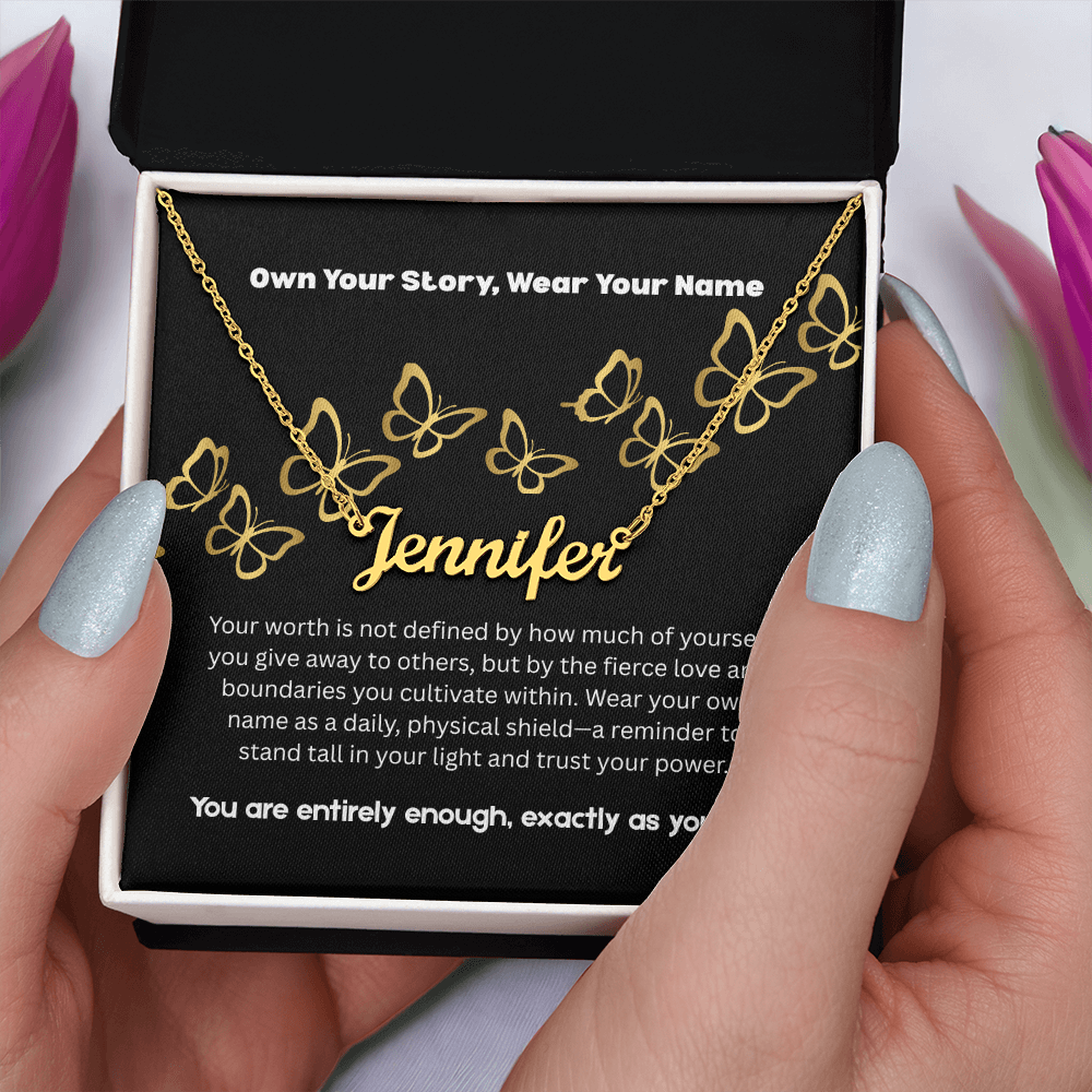 The "Self-Reclamation" Personalized Name Necklace