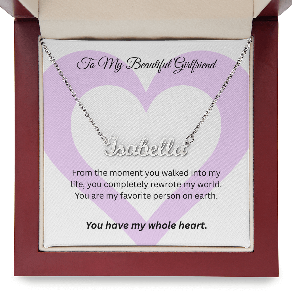 The "Favorite Person" Custom Name Necklace