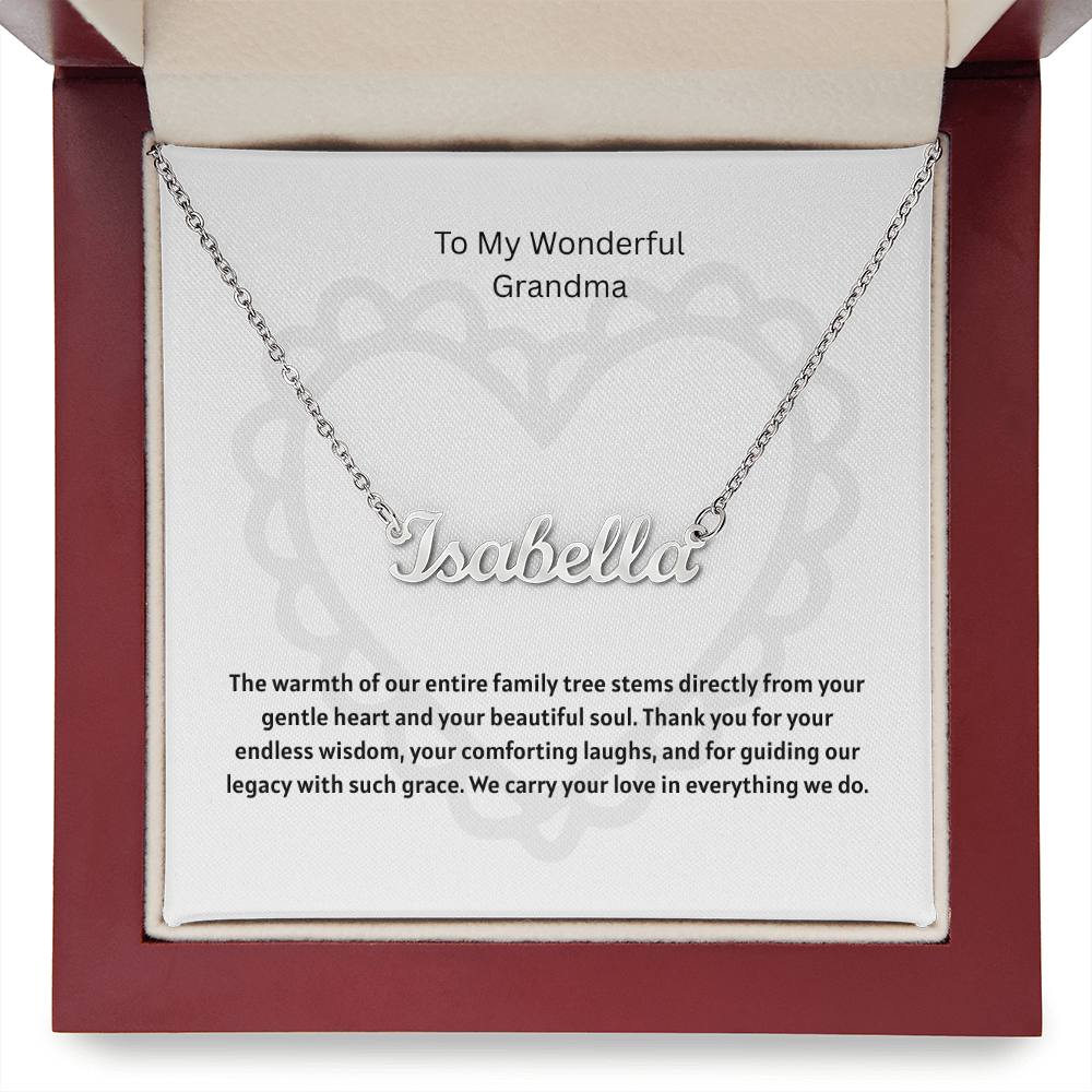The "Mimi's Legacy" Personalized Name Necklace
