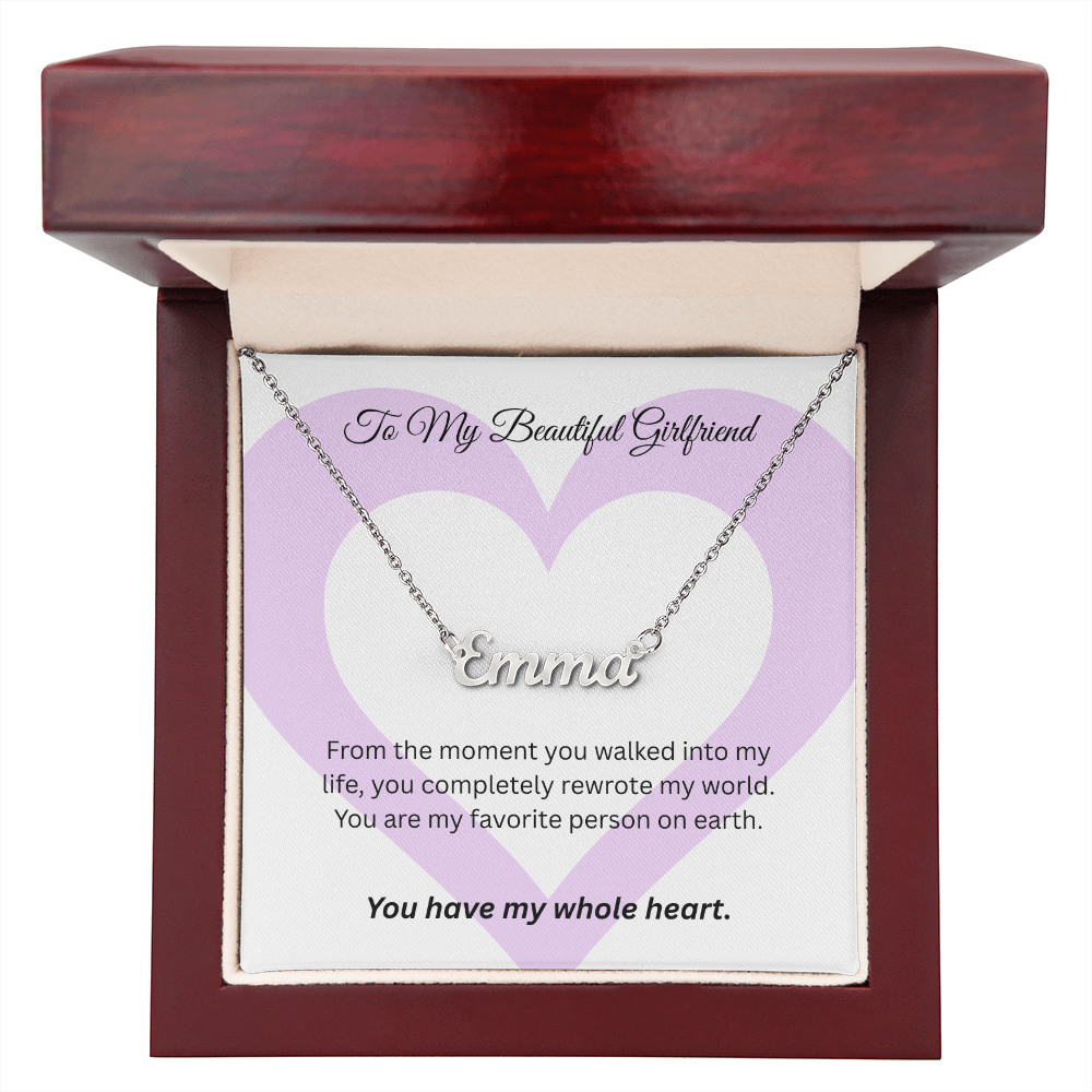 The "Favorite Person" Custom Name Necklace