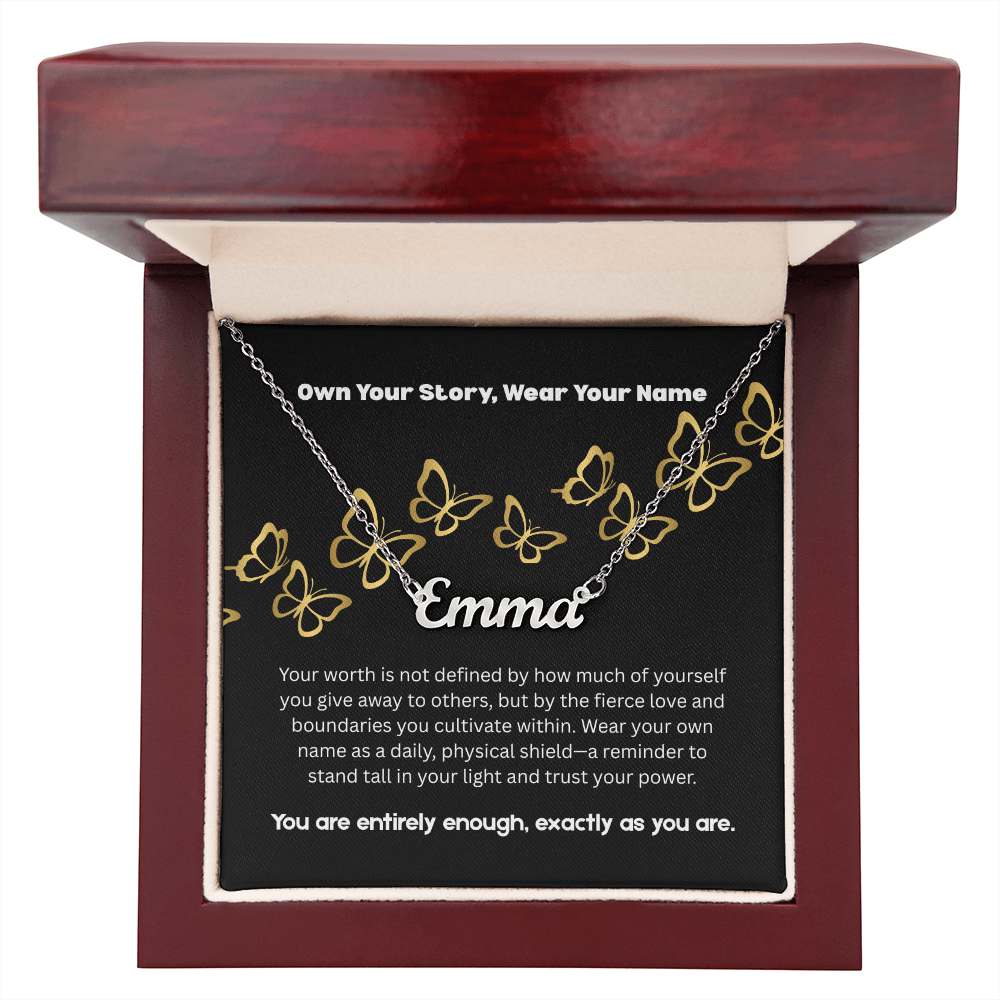 The "Self-Reclamation" Personalized Name Necklace