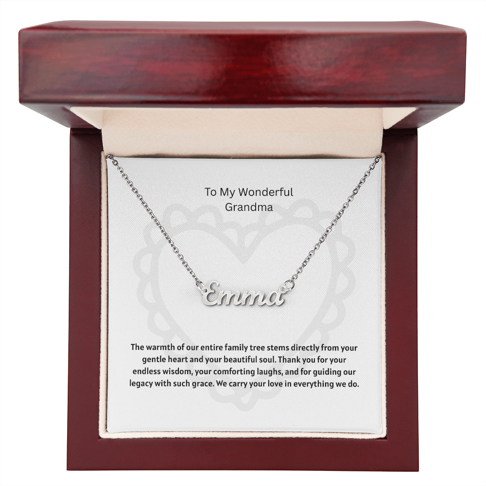 The "Mimi's Legacy" Personalized Name Necklace