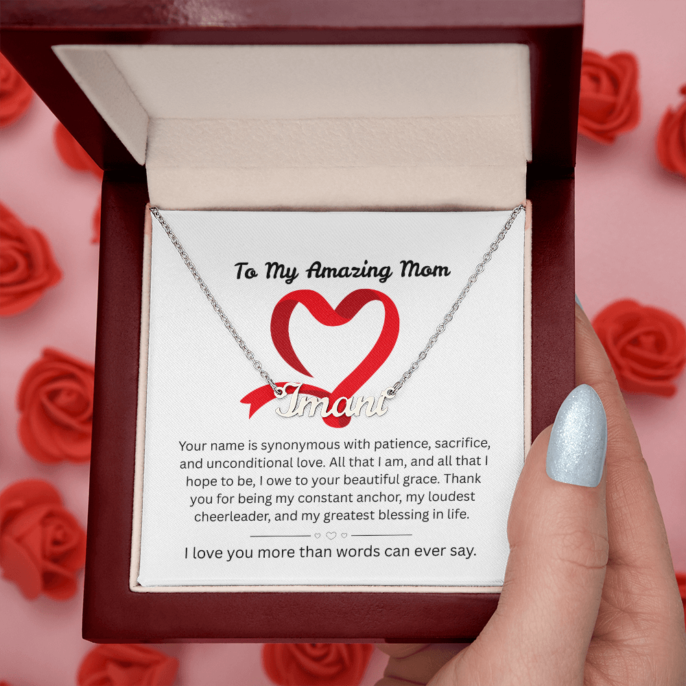 The "Ultimate Thank-You" Mother's Name Necklace