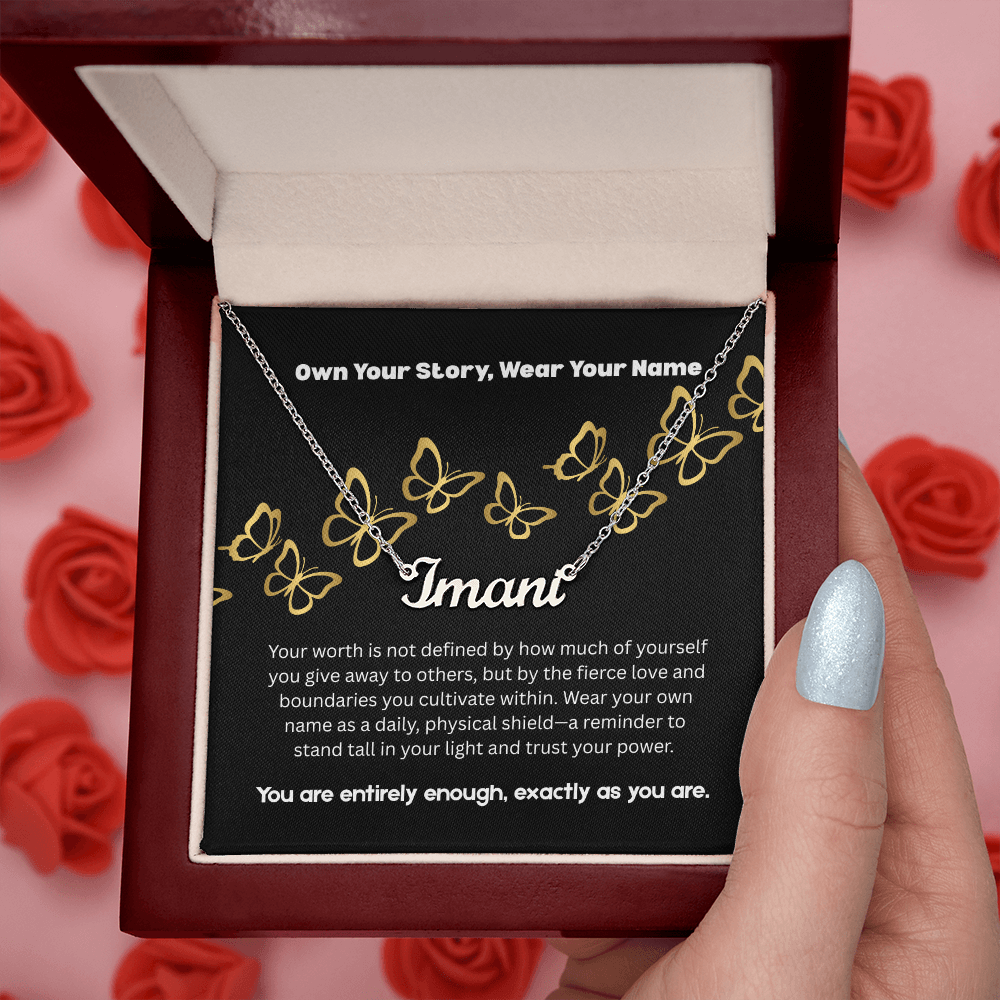 The "Self-Reclamation" Personalized Name Necklace