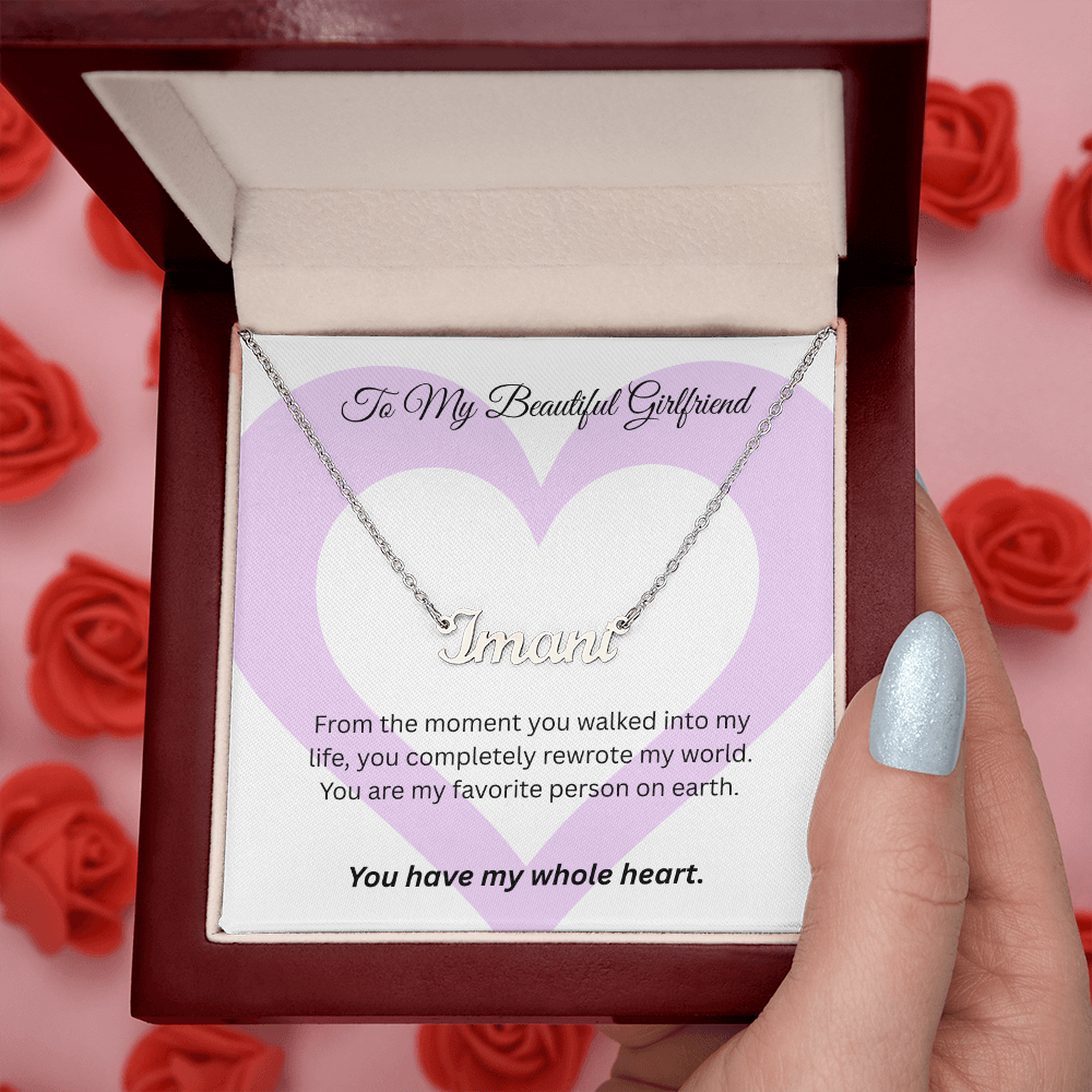 The "Favorite Person" Custom Name Necklace