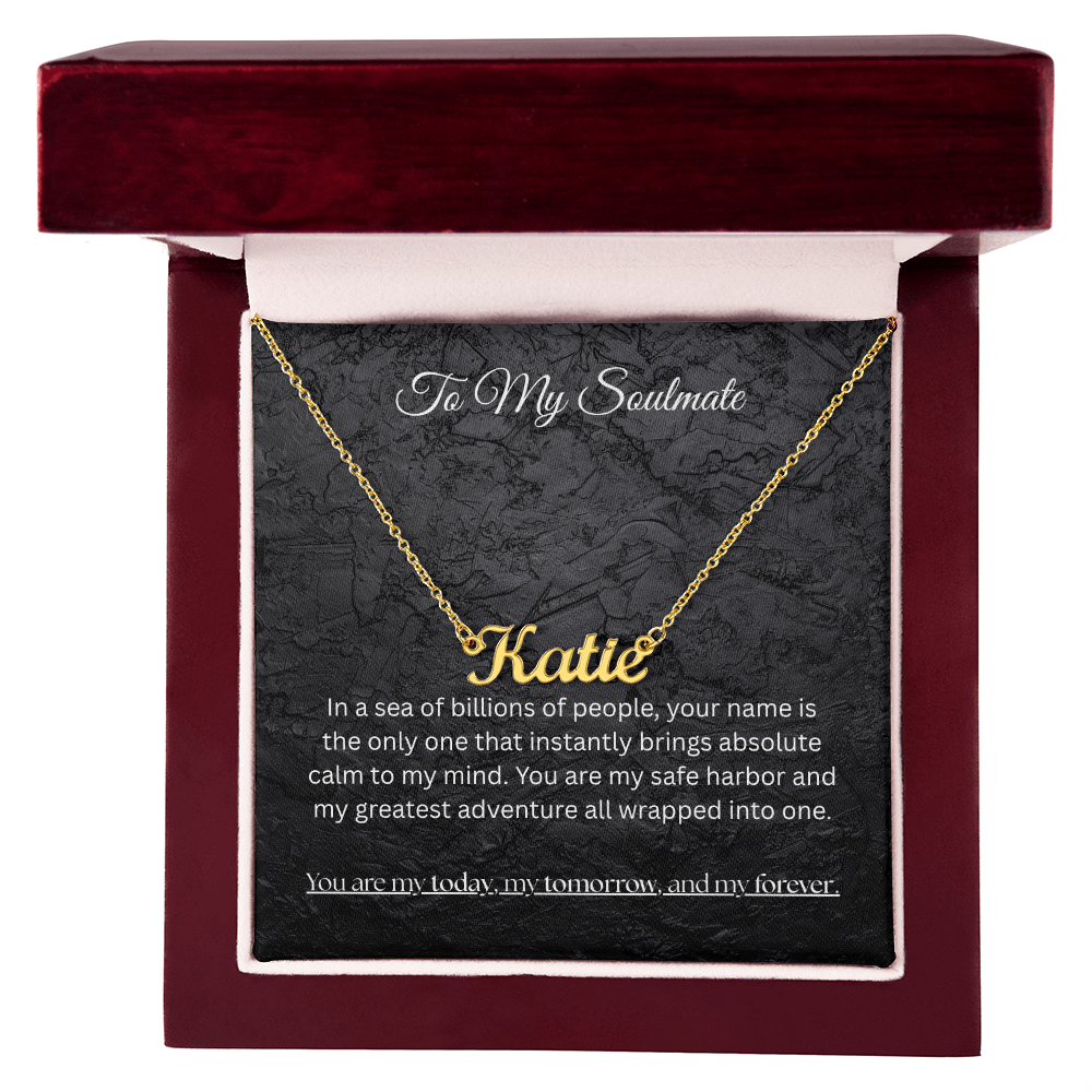 The "Eternal Soulmate" Personalized Name Necklace