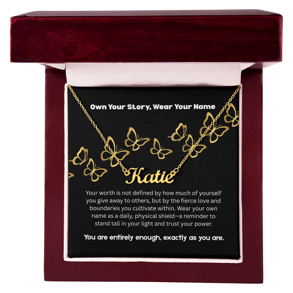 The "Self-Reclamation" Personalized Name Necklace
