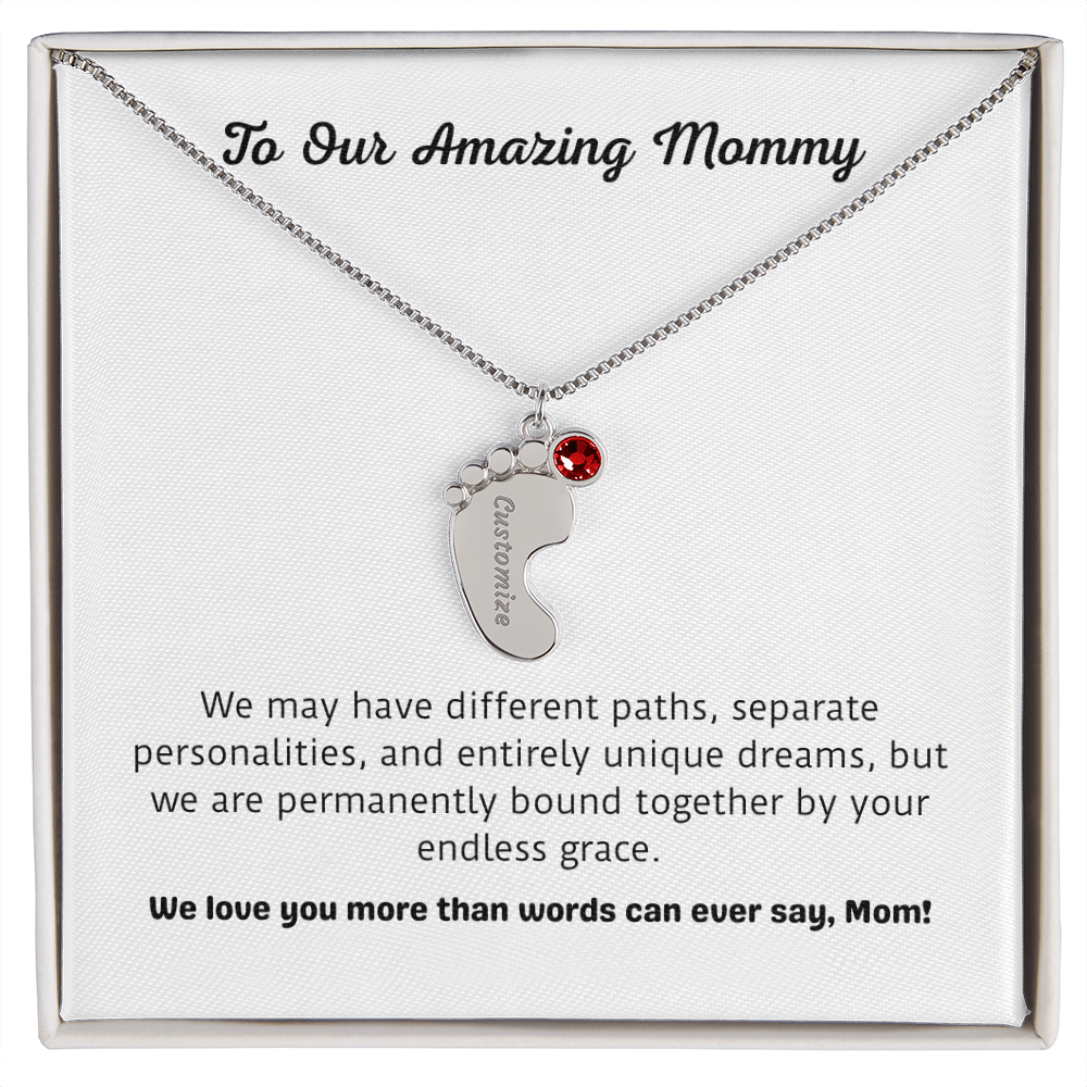 The "From the Kids" Sentimental Birthstone Necklace