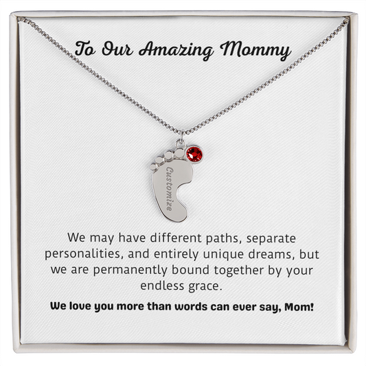 The "From the Kids" Sentimental Birthstone Necklace