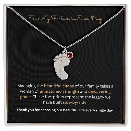 The "Four Corners Vow" 4-Child Family Necklace