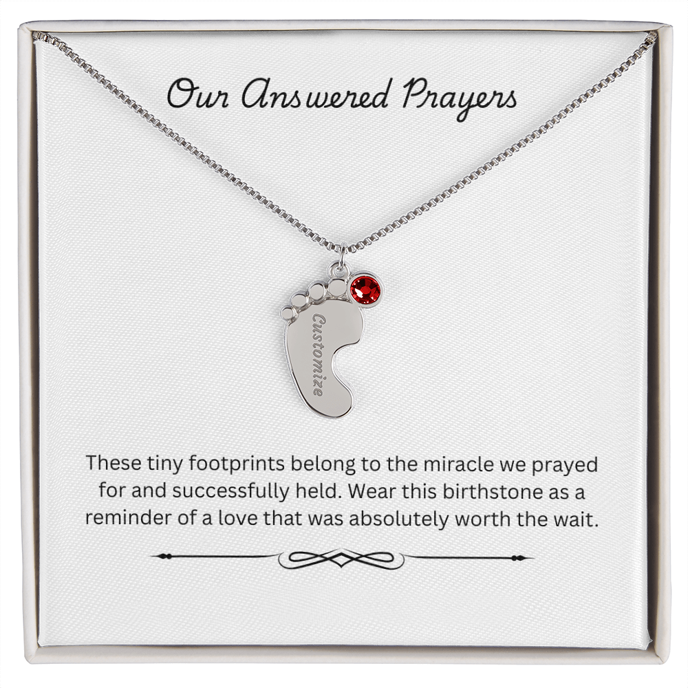 The "Rainbow Blessing" Multi-Child Birthstone Necklace