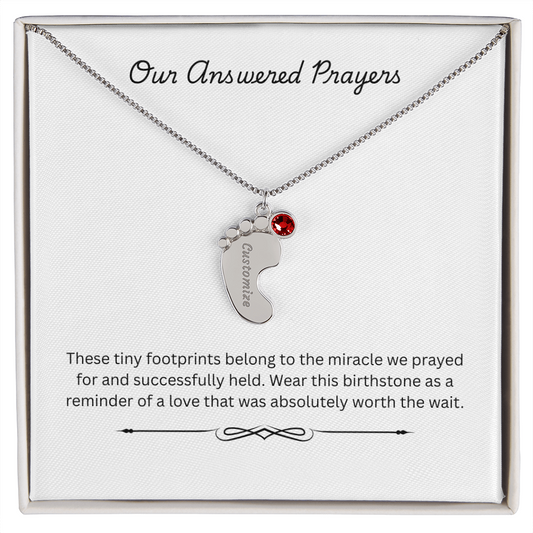 The "Rainbow Blessing" Multi-Child Birthstone Necklace