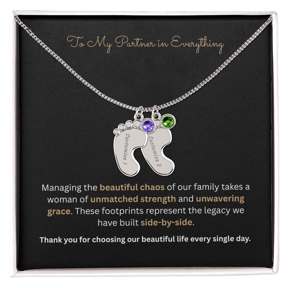 The "Four Corners Vow" 4-Child Family Necklace