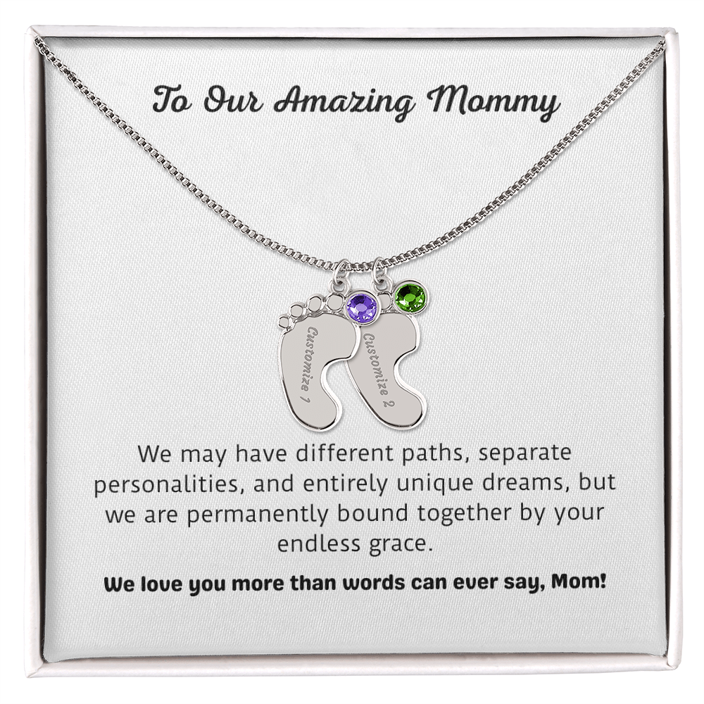 The "From the Kids" Sentimental Birthstone Necklace