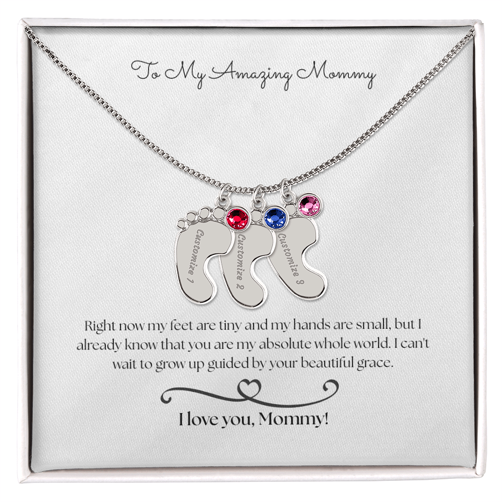 The "From The Baby" Sentimental Birthstone Necklace