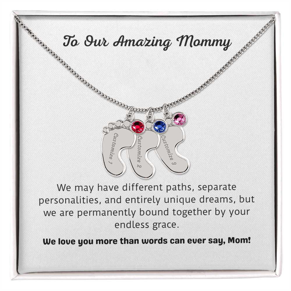 The "From the Kids" Sentimental Birthstone Necklace
