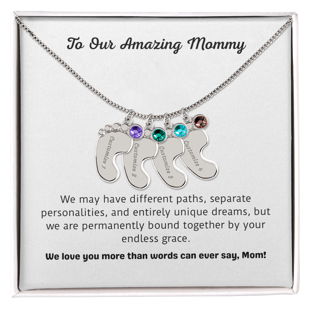 The "From the Kids" Sentimental Birthstone Necklace