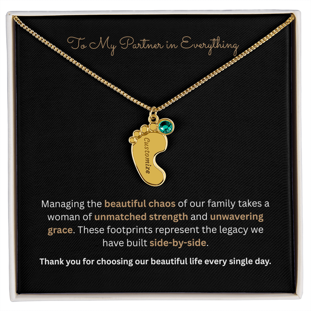The "Four Corners Vow" 4-Child Family Necklace