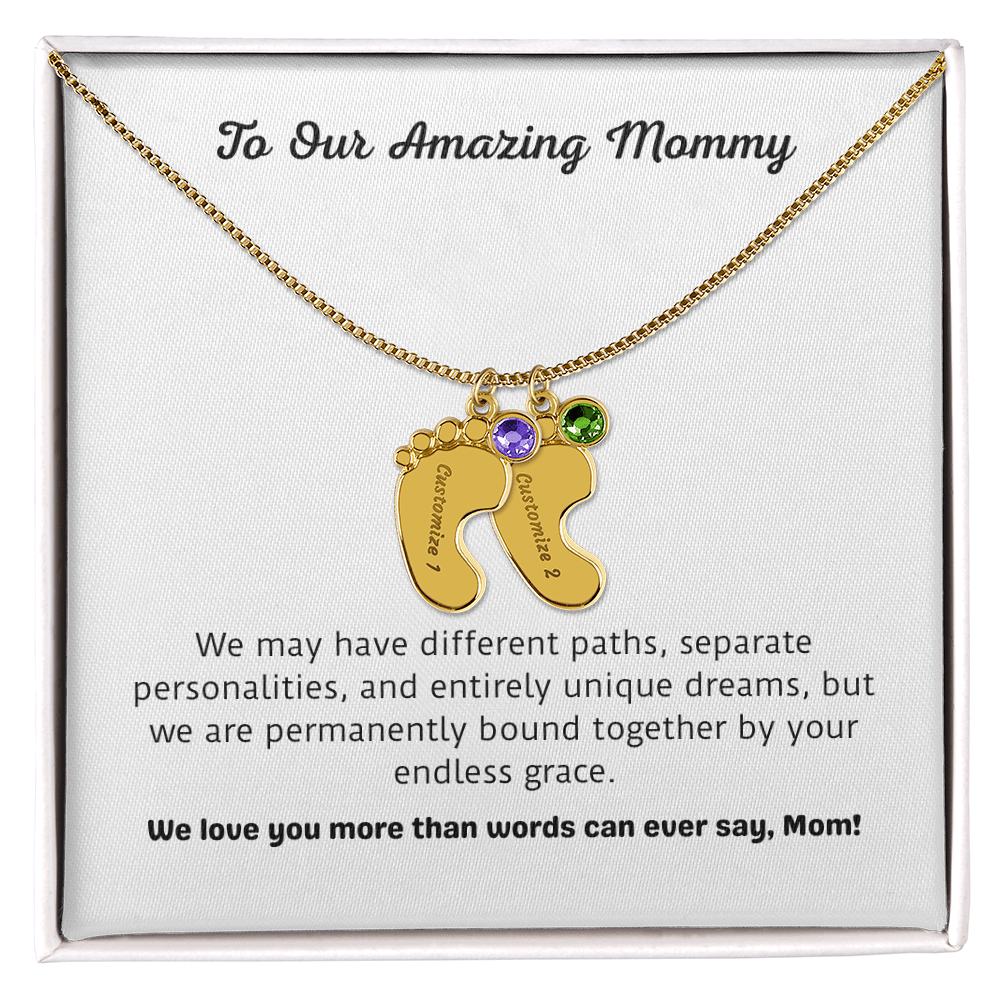 The "From the Kids" Sentimental Birthstone Necklace
