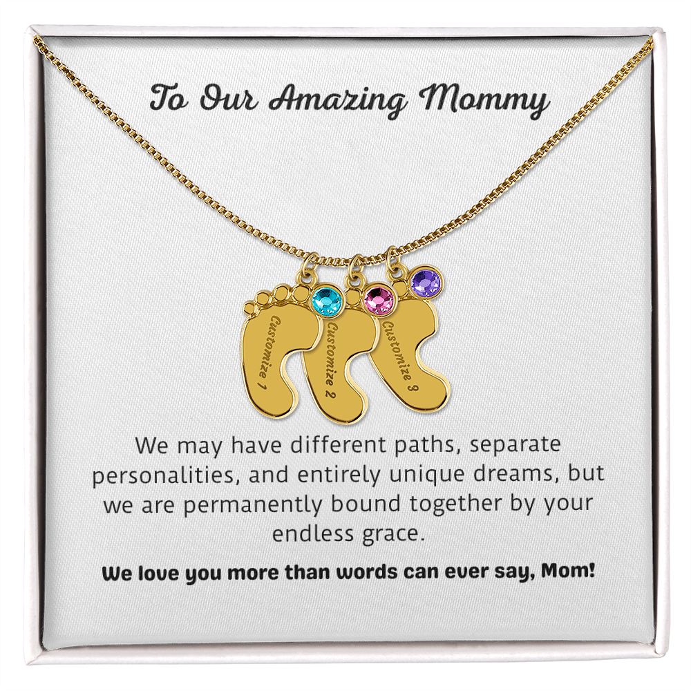 The "From the Kids" Sentimental Birthstone Necklace